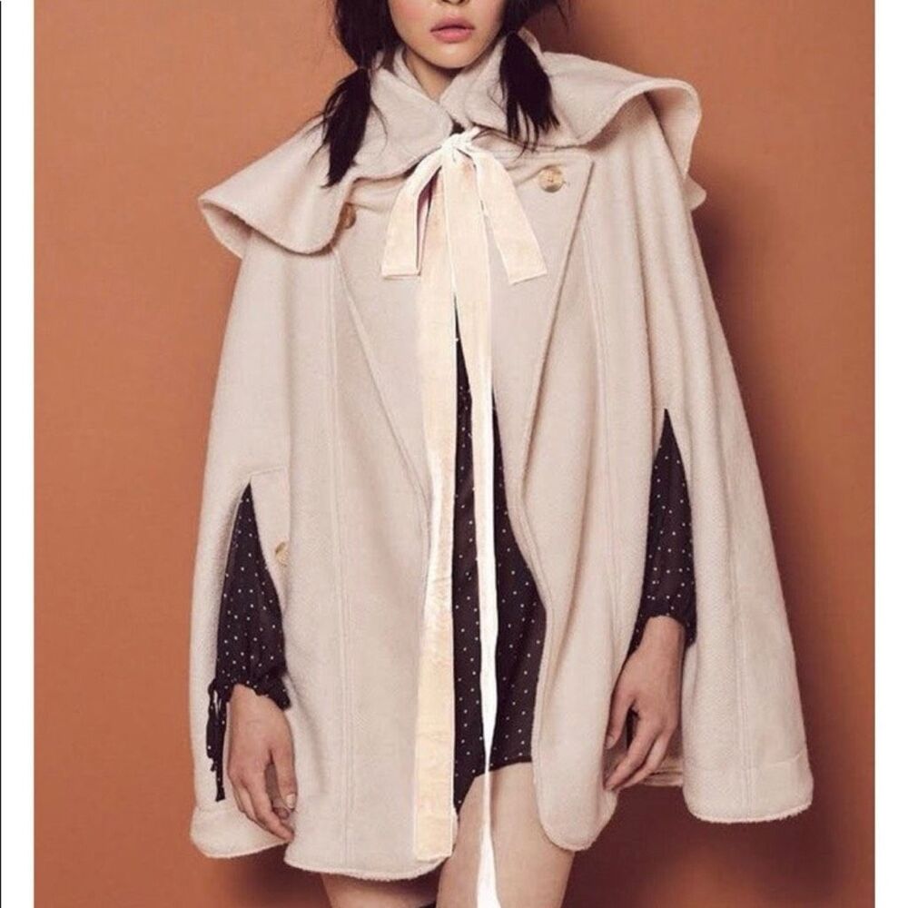 For Love and Lemons Madeline Cape Coat S